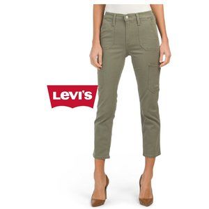 Levi's Olive Straight Leg 724 Jeans